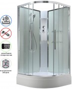 Душевая кабина Avacan EM3010NT AVA 100x100 без крыши, стела прозрачные, профиль хром Душевая кабина Avacan EM3010NT AVA 100x100 без крыши, стела прозрачные, профиль хром