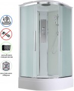 Душевая кабина Avacan EM3010 AVA 100x100 стандарт, стекла матовые, профиль хром Душевая кабина Avacan EM3010 AVA 100x100 стандарт, стекла матовые, профиль хром