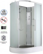 Душевая кабина Avacan EM2912RN AVA 120x90 правая, без крыши, стекла матовые, профиль хром Душевая кабина Avacan EM2912RN AVA 120x90 правая, без крыши, стекла матовые, профиль хром