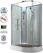 Душевая кабина Avacan EM2812LNT AVA 120x80 левая, без крыши, стекла прозрачные, профиль хром Душевая кабина Avacan EM2812LNT AVA 120x80 левая, без крыши, стекла прозрачные, профиль хром
