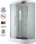 Душевая кабина Avacan EM2812L AVA 120x80 левая, стандарт, стекла матовые, профиль хром Душевая кабина Avacan EM2812L AVA 120x80 левая, стандарт, стекла матовые, профиль хром