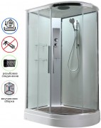 Душевая кабина Avacan EM2811LT AVA 110x80 левая, стандарт, стекла прозрачные. профиль хром Душевая кабина Avacan EM2811LT AVA 110x80 левая, стандарт, стекла прозрачные. профиль хром