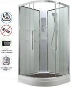 Душевая кабина Avacan EM2090NT AVA 90x90 без крыши, стекла прозрачные, профиль хром Душевая кабина Avacan EM2090NT AVA 90x90 без крыши, стекла прозрачные, профиль хром