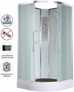 Душевая кабина Avacan EM2090N AVA 90x90 без крыши, стекла матовые, профиль хром Душевая кабина Avacan EM2090N AVA 90x90 без крыши, стекла матовые, профиль хром