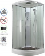 Душевая кабина Avacan EM2011T AVA 110x110 стандарт, стекла прозрачные, профиль хром Душевая кабина Avacan EM2011T AVA 110x110 стандарт, стекла прозрачные, профиль хром