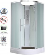 Душевая кабина Avacan EM2010N AVA 100X100 без крыши, стекла матовые, профиль хром Душевая кабина Avacan EM2010N AVA 100X100 без крыши, стекла матовые, профиль хром