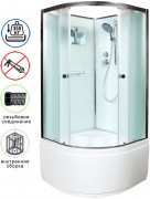 Душевая кабина Avacan D80 AVA 80x80 без крыши, стекла матовые, профиль хром Душевая кабина Avacan D80 AVA 80x80 без крыши, стекла матовые, профиль хром