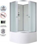 Душевая кабина Avacan D5090N AVA 90x90 без крыши, стекла матовые, профиль хром Душевая кабина Avacan D5090N AVA 90x90 без крыши, стекла матовые, профиль хром