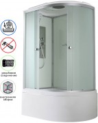 Душевая кабина Avacan D5012L AVA 120x80 левая, стандарт, стекла матовые, профиль хром Душевая кабина Avacan D5012L AVA 120x80 левая, стандарт, стекла матовые, профиль хром