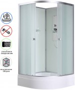 Душевая кабина Avacan D3090N AVA 90x90 без крыши, стекла матовые, профиль хром Душевая кабина Avacan D3090N AVA 90x90 без крыши, стекла матовые, профиль хром
