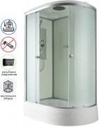 Душевая кабина Avacan D3012L AVA 120x80 левая, стандарт, стекла матовые, профиль хром Душевая кабина Avacan D3012L AVA 120x80 левая, стандарт, стекла матовые, профиль хром