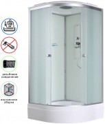 Душевая кабина Avacan D3010 AVA 100x100 стандарт, стекла матовые, профиль хром Душевая кабина Avacan D3010 AVA 100x100 стандарт, стекла матовые, профиль хром