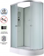 Душевая кабина Avacan D2012LN AVA 120x80 левая, без крыши, стекла матовые, профиль хром Душевая кабина Avacan D2012LN AVA 120x80 левая, без крыши, стекла матовые, профиль хром