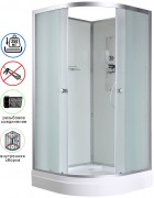 Душевая кабина Avacan D2010N AVA 100x100 без крыши, стекла матовые, профиль хром Душевая кабина Avacan D2010N AVA 100x100 без крыши, стекла матовые, профиль хром