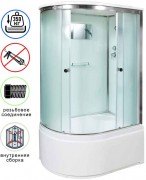 Душевая кабина Avacan D120SR AVA 120x80 стандарт, правая, стекла матовые, профиль хром Душевая кабина Avacan D120SR AVA 120x80 стандарт, правая, стекла матовые, профиль хром