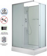 Душевая кабина Avacan CK2911N AVA 110x90 без крыши, стекла матовые, профиль хром Душевая кабина Avacan CK2911N AVA 110x90 без крыши, стекла матовые, профиль хром