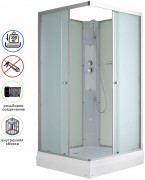 Душевая кабина Avacan CK2090N AVA 90x90 без крыши, стёкла матовые, профиль хром Душевая кабина Avacan CK2090N AVA 90x90 без крыши, стёкла матовые, профиль хром