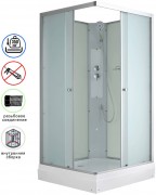 Душевая кабина Avacan CK2080N AVA 80x80 без крыши, стекла матовые, профиль хром Душевая кабина Avacan CK2080N AVA 80x80 без крыши, стекла матовые, профиль хром