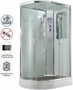 Душевая кабина Avacan A2812R AVA 120x80 правая, стандарт, стекла прозрачные, профиль хром Душевая кабина Avacan A2812R AVA 120x80 правая, стандарт, стекла прозрачные, профиль хром