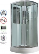 Душевая кабина Avacan A2010 AVA 100x100 стандарт, стекла прозрачные, профиль хром Душевая кабина Avacan A2010 AVA 100x100 стандарт, стекла прозрачные, профиль хром
