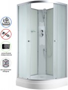 Душевая кабина Avacan C2080N AVA 80x80 без крыши, стекла матовые, профиль хром Душевая кабина Avacan C2080N AVA 80x80 без крыши, стекла матовые, профиль хром