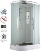 Душевая кабина Avacan EM2811R AVA 110x80 правая, стандарт, стекла матовые, профиль хром Душевая кабина Avacan EM2811R AVA 110x80 правая, стандарт, стекла матовые, профиль хром