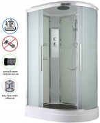 Душевая кабина Avacan EM2811L AVA 110x80 левая, стандарт, стекла матовые, профиль хром Душевая кабина Avacan EM2811L AVA 110x80 левая, стандарт, стекла матовые, профиль хром