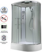 Душевая кабина Avacan EM3912LT AVA 120x90 левая, стандарт, стекла прозрачные, профиль хром Душевая кабина Avacan EM3912LT AVA 120x90 левая, стандарт, стекла прозрачные, профиль хром
