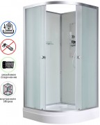Душевая кабина Avacan D2080N AVA 80x80 без крыши, стекла матовые, профиль хром Душевая кабина Avacan D2080N AVA 80x80 без крыши, стекла матовые, профиль хром