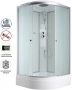 Душевая кабина Avacan C3010 AVA 100x100 стандарт, стекла матовые, профиль хром Душевая кабина Avacan C3010 AVA 100x100 стандарт, стекла матовые, профиль хром