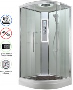 Душевая кабина Avacan EM2011LEDT AVA 110x110 LED, стекла прозрачные, профиль хром Душевая кабина Avacan EM2011LEDT AVA 110x110 LED, стекла прозрачные, профиль хром
