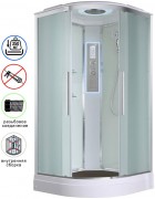 Душевая кабина Avacan EM2010LED AVA 100X100 LED, стекла матовые, профиль хром Душевая кабина Avacan EM2010LED AVA 100X100 LED, стекла матовые, профиль хром
