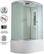 Душевая кабина Avacan D5012RLED AVA 120x80 правая, LED, стекла матовые, профиль хром Душевая кабина Avacan D5012RLED AVA 120x80 правая, LED, стекла матовые, профиль хром