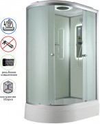 Душевая кабина Avacan D3012RLED AVA 120x80 правая, LED, стекла матовые, профиль хром Душевая кабина Avacan D3012RLED AVA 120x80 правая, LED, стекла матовые, профиль хром