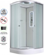 Душевая кабина Avacan D2090LED 90x90 LED, стекла матовые, профиль хром Душевая кабина Avacan D2090LED 90x90 LED, стекла матовые, профиль хром