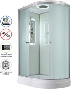 Душевая кабина Avacan D2012LLED AVA 120x80 левый, LED, стекла матовые, профиль хром Душевая кабина Avacan D2012LLED AVA 120x80 левый, LED, стекла матовые, профиль хром