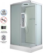 Душевая кабина Avacan CK2912LED AVA 120x90 LED, стекла матовые, профиль хром Душевая кабина Avacan CK2912LED AVA 120x90 LED, стекла матовые, профиль хром