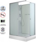 Душевая кабина Avacan CK2810N AVA 100x80 без крыши, стекла матовые, профиль хром Душевая кабина Avacan CK2810N AVA 100x80 без крыши, стекла матовые, профиль хром