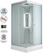Душевая кабина Avacan CK2080LED AVA 80x80 LED, стекла матовые, профиль хром Душевая кабина Avacan CK2080LED AVA 80x80 LED, стекла матовые, профиль хром