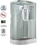 Душевая кабина Avacan A2912RLED AVA 120x90 правый, LED, стекла прозрачные, профиль хром Душевая кабина Avacan A2912RLED AVA 120x90 правый, LED, стекла прозрачные, профиль хром