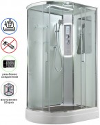 Душевая кабина Avacan A2812RLED AVA 120x80 правая, LED, стекла прозрачные, профиль хром Душевая кабина Avacan A2812RLED AVA 120x80 правая, LED, стекла прозрачные, профиль хром