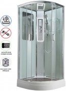 Душевая кабина Avacan A2090LED AVA 90x90 LED, стекла прозрачные, профиль хром Душевая кабина Avacan A2090LED AVA 90x90 LED, стекла прозрачные, профиль хром
