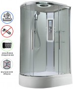 Душевая кабина Avacan EM3912RLEDT AVA 120x90 правая, LED, стекла прозрачные, профиль хром Душевая кабина Avacan EM3912RLEDT AVA 120x90 правая, LED, стекла прозрачные, профиль хром