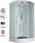 Душевая кабина Avacan EM2011LEDNEW AVA 110x110 LED, стекла матовые, профиль хром Душевая кабина Avacan EM2011LEDNEW AVA 110x110 LED, стекла матовые, профиль хром