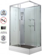 Душевая кабина Avacan K2810N AVA 100x80 без крыши, стекла прозрачные, профиль хром Душевая кабина Avacan K2810N AVA 100x80 без крыши, стекла прозрачные, профиль хром