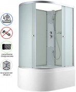 Душевая кабина Avacan C5012RN AVA 120x80 без крыши, правая, стекла матовые, профиль хром Душевая кабина Avacan C5012RN AVA 120x80 без крыши, правая, стекла матовые, профиль хром