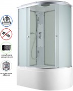 Душевая кабина Avacan C5012L AVA 120x80 стандарт, левая, стекла матовые, профиль хром Душевая кабина Avacan C5012L AVA 120x80 стандарт, левая, стекла матовые, профиль хром