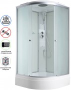 Душевая кабина Avacan C3090 AVA 90x90 стандарт, стекла матовые, профиль хром Душевая кабина Avacan C3090 AVA 90x90 стандарт, стекла матовые, профиль хром