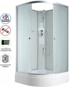 Душевая кабина Avacan C3080N AVA 80x80 без крыши, стекла матовые, профиль хром Душевая кабина Avacan C3080N AVA 80x80 без крыши, стекла матовые, профиль хром