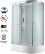 Душевая кабина Avacan C3012L AVA 120x80 стандарт, левая, стекла матовые, профиль хром Душевая кабина Avacan C3012L AVA 120x80 стандарт, левая, стекла матовые, профиль хром